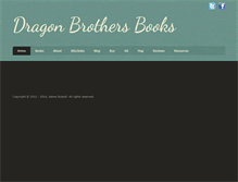 Tablet Screenshot of dragonbrothersbooks.com